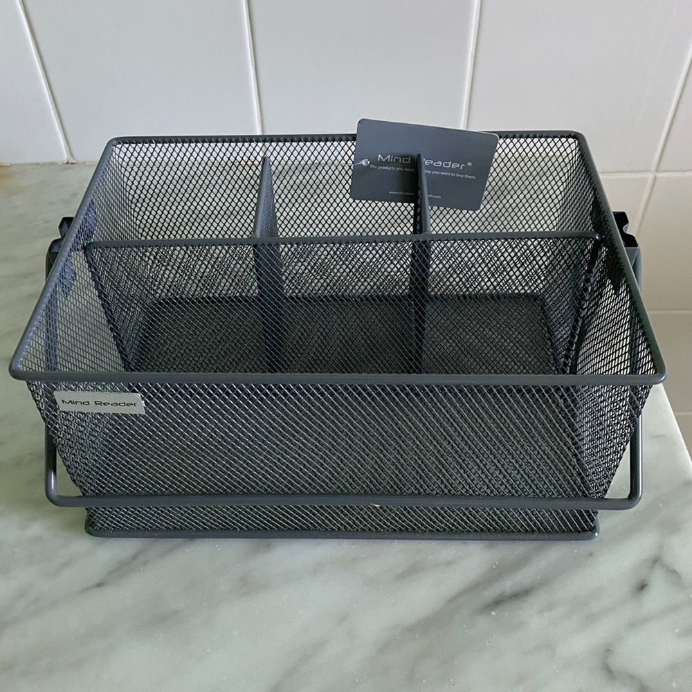 Gray Silver Silverware Caddy - Picture 8 of 9